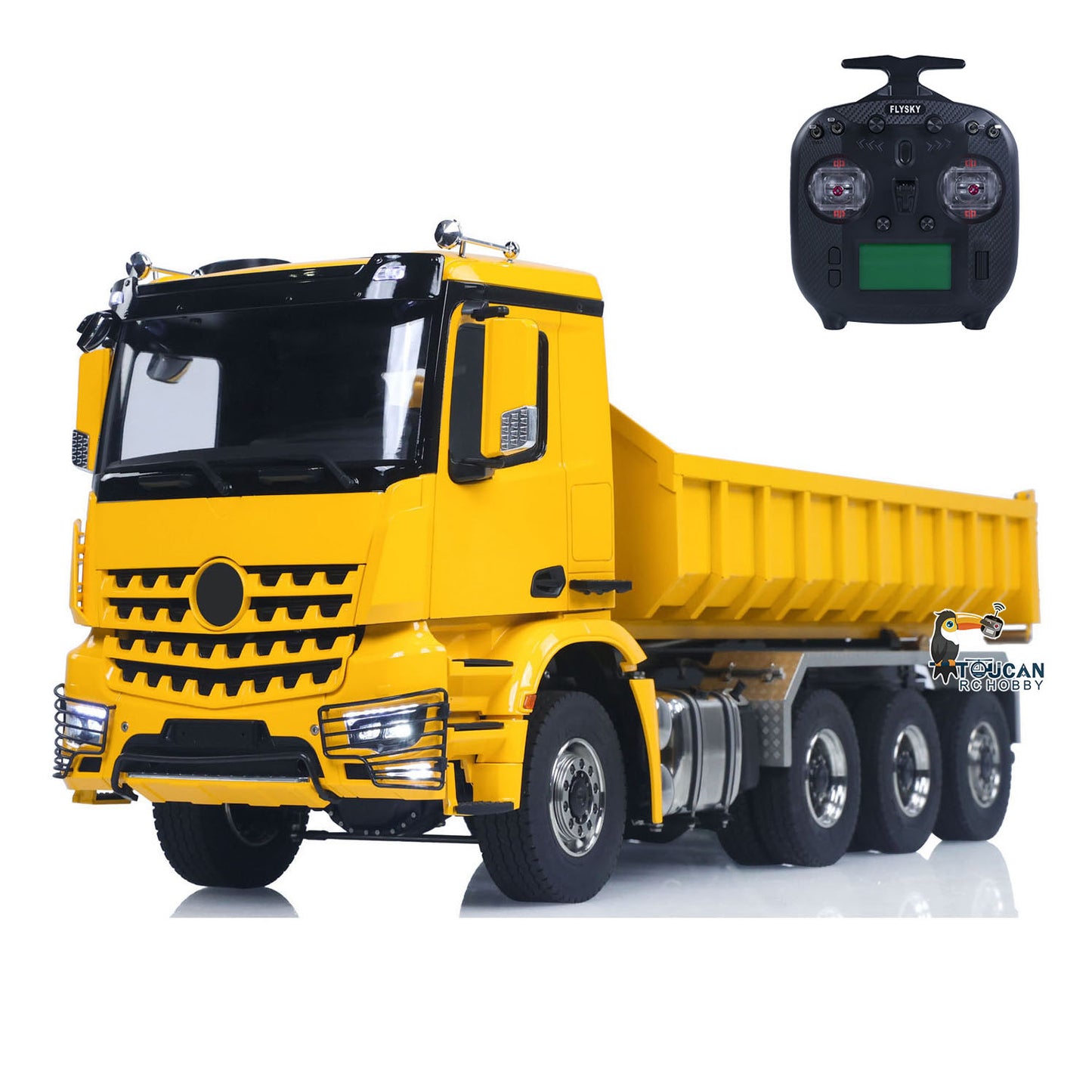 1/14 8x8 Metal RC PNP Hydraulic Painted Assembled Roll On/Off Dumper Truck