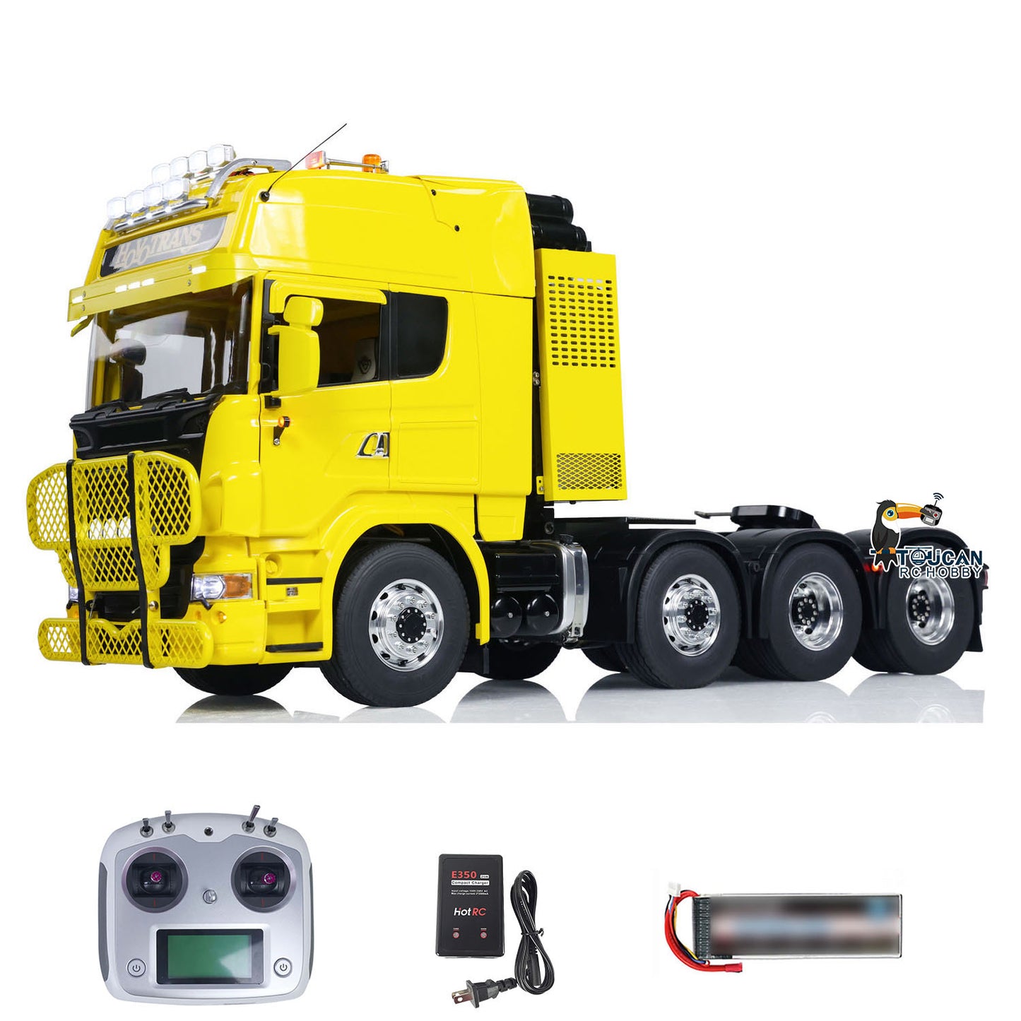 LESU Châssis en métal 1/14 RC Tracteur Camion 8X8 RC Voiture Personnalisée
