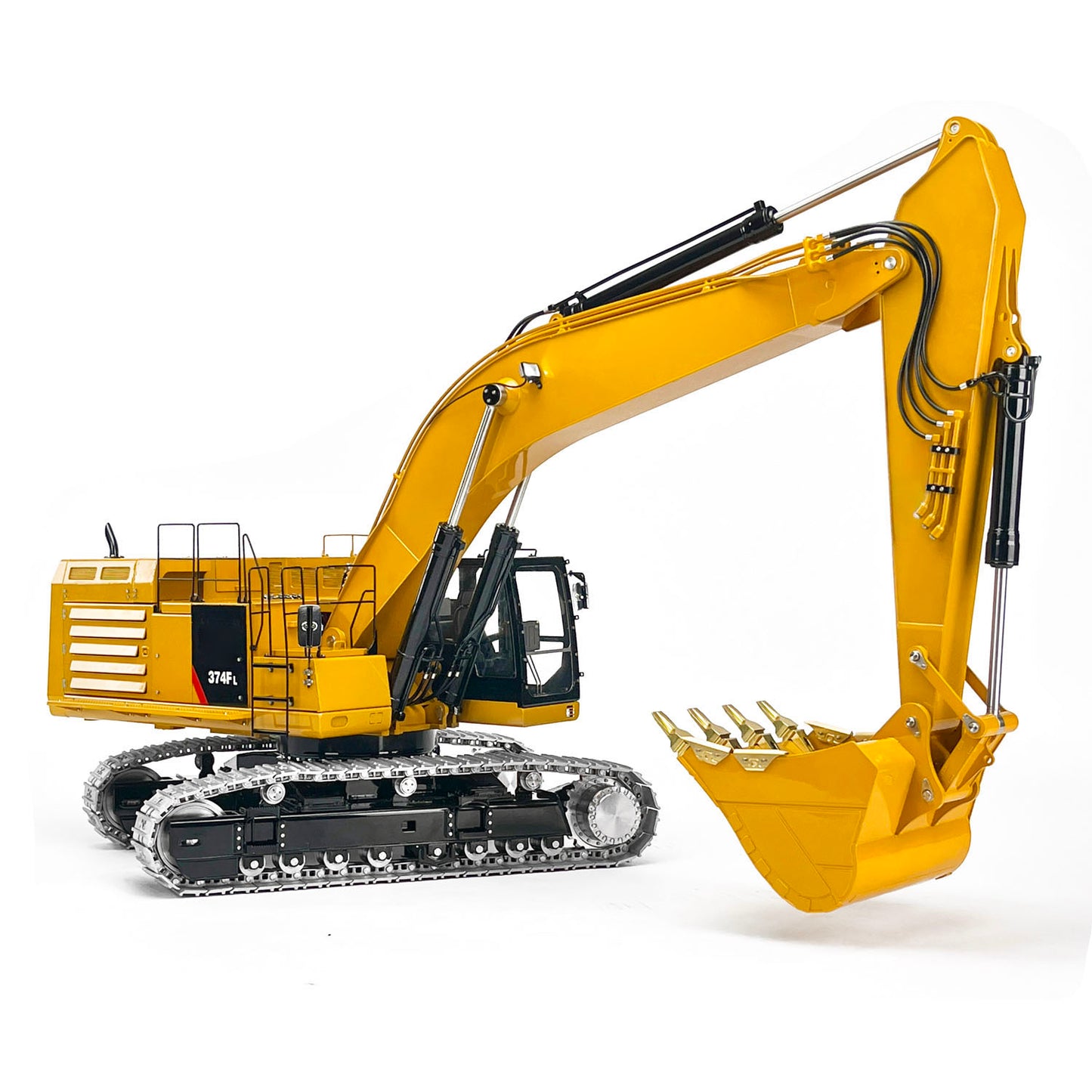 LESU 1/14 Hydraulic RC Excavator C374F Digger Heavy Machine RTR Construction Car PL18EV LITE Battery