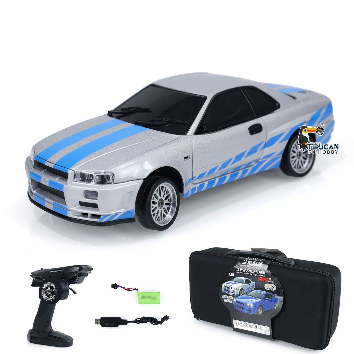 LDRC 1/18 4x2 RC Racing Car RWD LD1899 Ready to Run