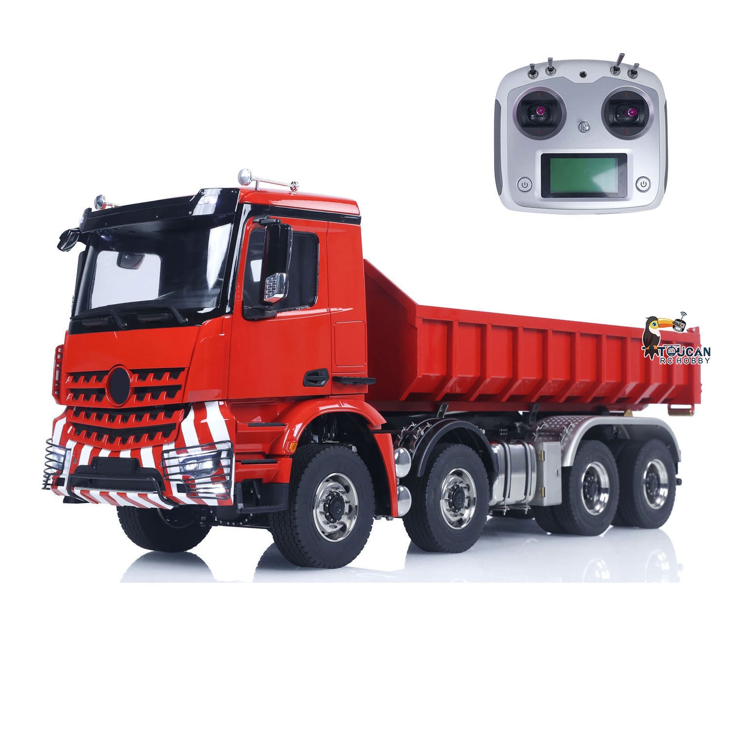 1/14 8x8 Metal RC PNP Hydraulic Painted Assembled Roll On/Off Dumper Truck
