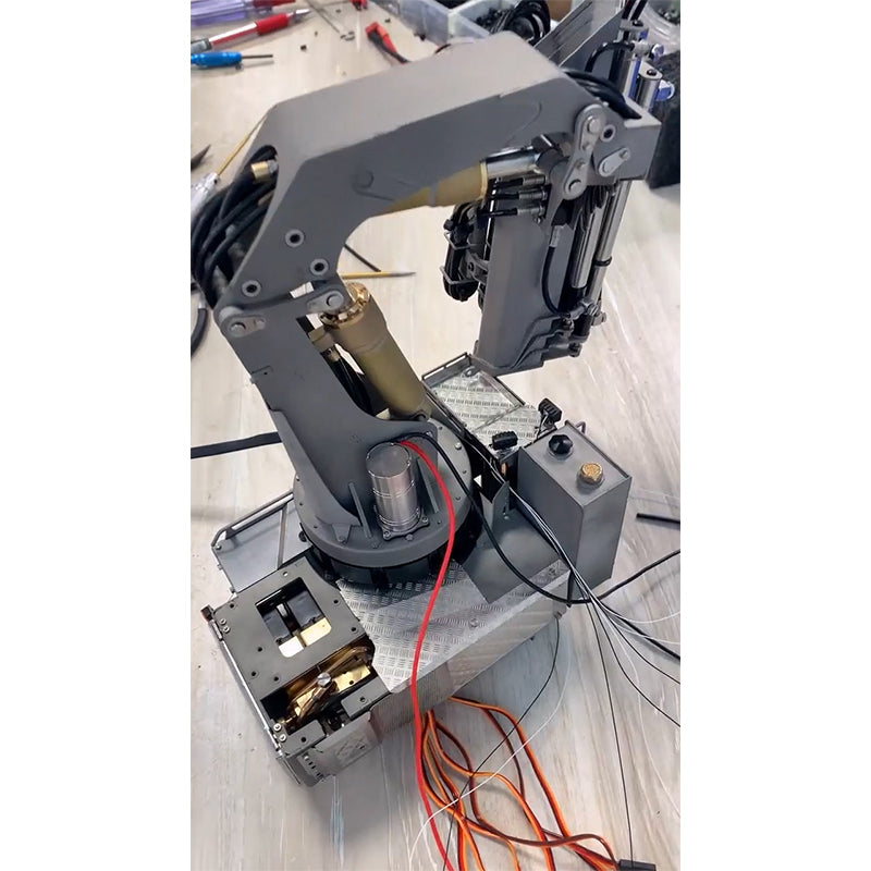 LESU 1/14 RC Hydraulische Lkw Kran Öl Pumpe Dumper