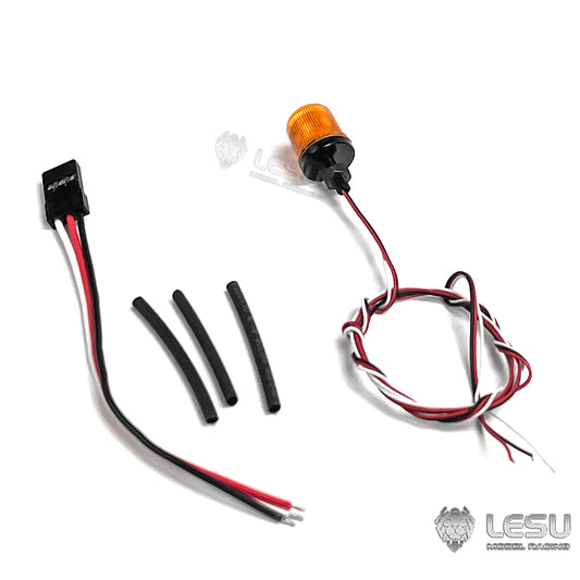 IN STOCK LESU Rotating Warning Light Telltale Lamp 1/14 RC DIY For TAMIYA Tractor