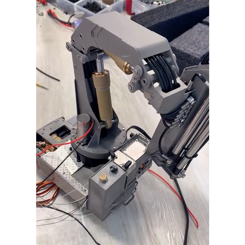 LESU 1/14 RC Hydraulische Lkw Kran Öl Pumpe Dumper