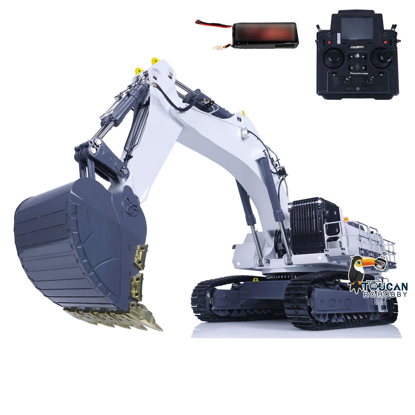 1:14 LESU RC Hydraulic Excavator AOUE 9150 Metal RTR Remote Control Digger Model