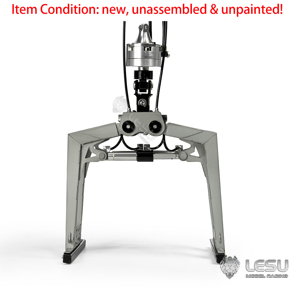 LESU 1/14 Ziegel Klemme/Metall Gabel für LESU RC Hydraulische Kran Dumper Lkw