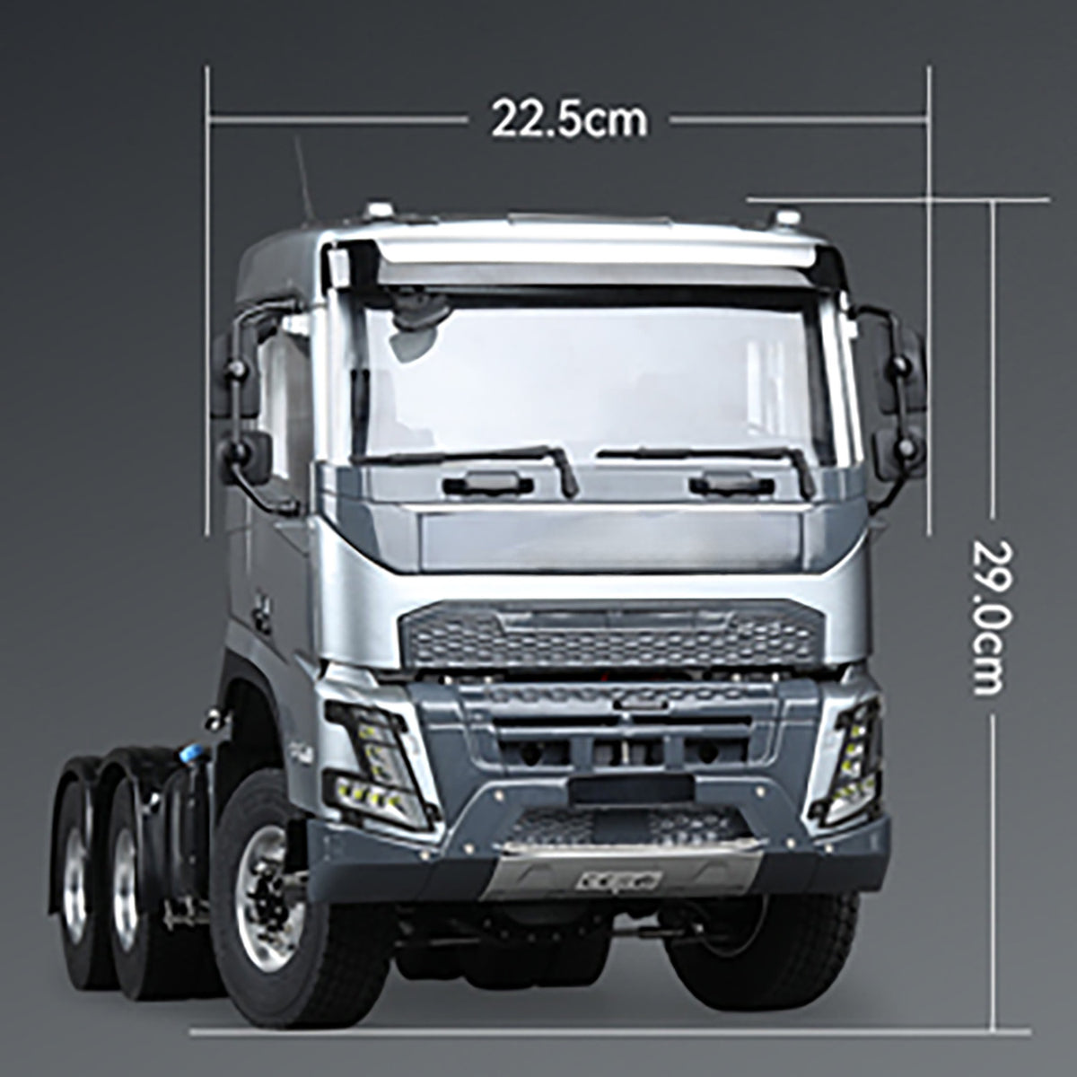 Double E 1/14 6*6 RC Tractor Truck FMX Remote Control Simulation Vehicle 2Speed Metal Chassis Rail Axle Locks Sound System