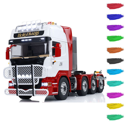 1/14 8X8 RC Tractor Truck TOUCAN Metal RTR Remote Control Car 2-speed Transmission