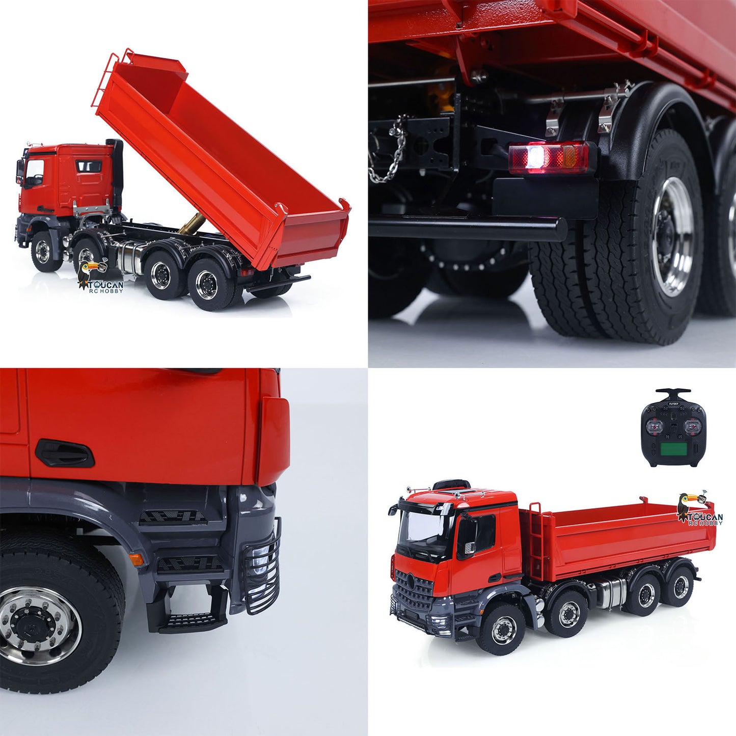 1/14 8x8 RC Hydraulische Dump TTipper Auto PNP ESC Servo