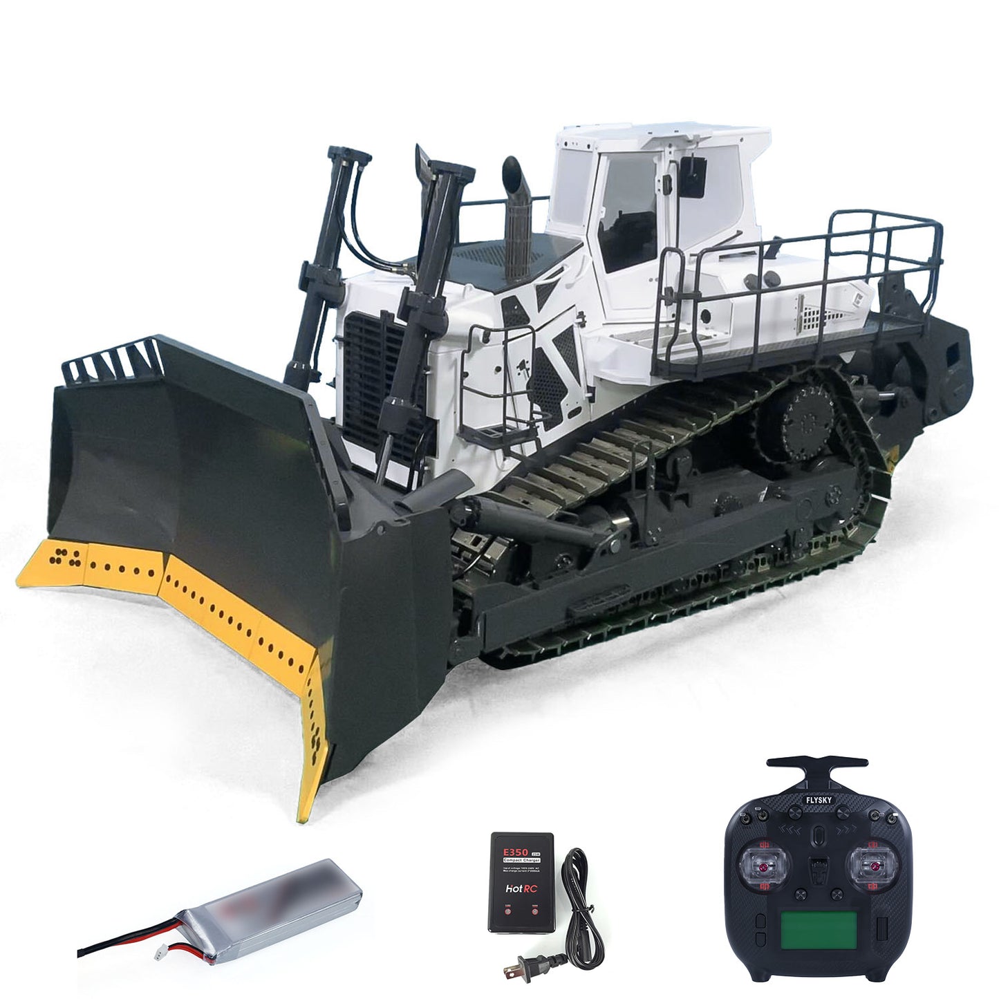 1/14 Remote Control Hydraulic Bulldozer LR776 VAY 776 Metal RC Dozer 5CH Valve Construction Vehicle Model Radio Light Sound