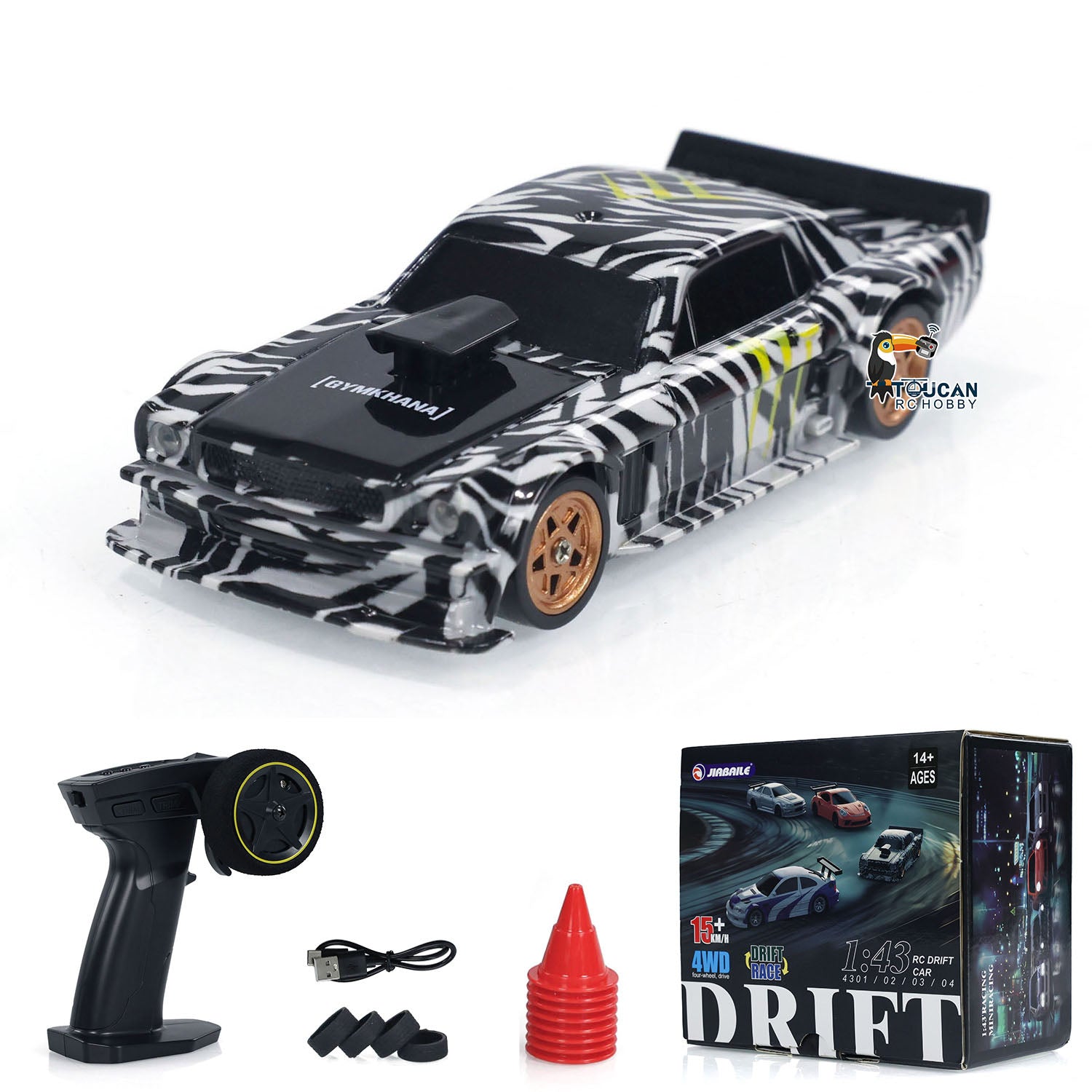 IN STOCK 1 43 Radio Control Drift 4WD Mini Race Car Toy RTR Oliverhobby