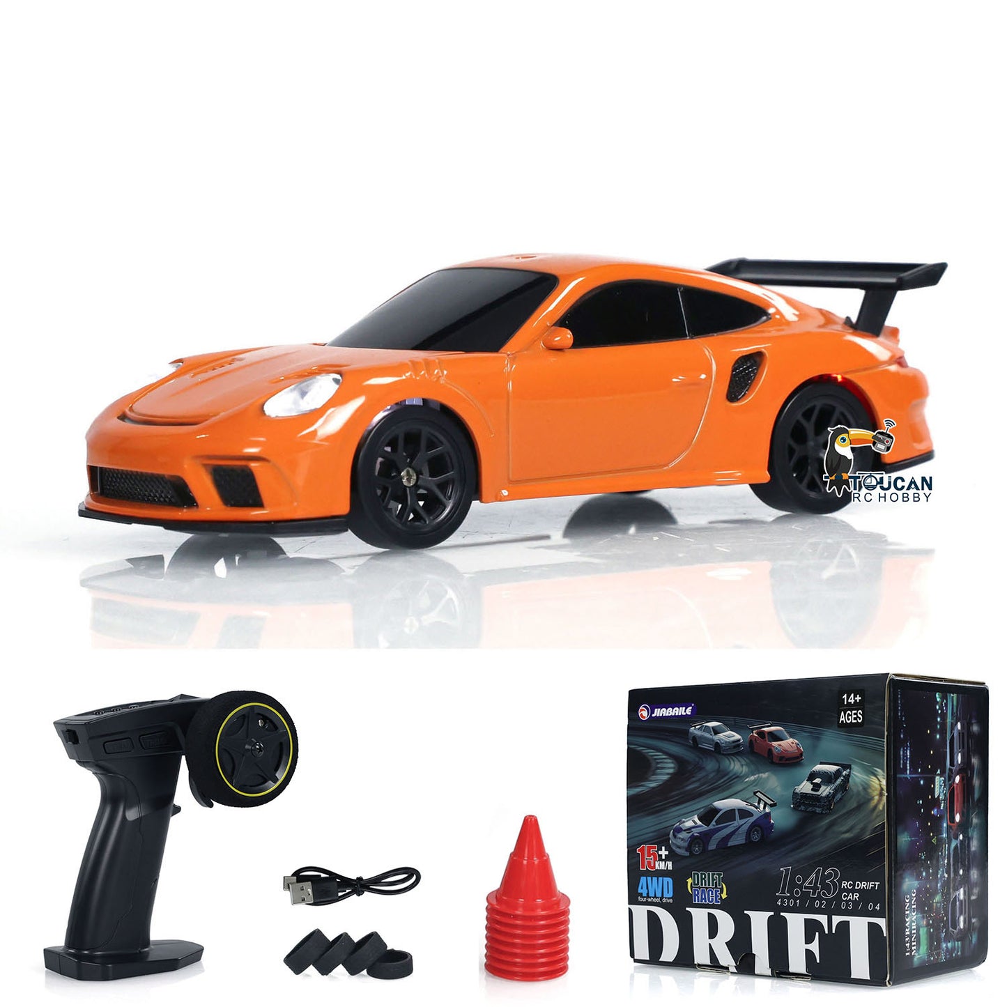 1/43 Radio Control Drift 4WD Mini Race Car Toy RTR