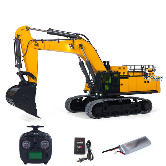 US STOCK ZOOMLION ZE960G 1/12 Metal RC Hydraulic Excavator Double Pump RTR Heavy Digger Emulated Engineering Vehicle Hobby Model