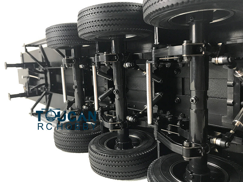 Fast Shipping TOUCAN RC Chassis Flatbed Semi Trailer for DIY TAMIYA Model 1/14 Tractor Truck
