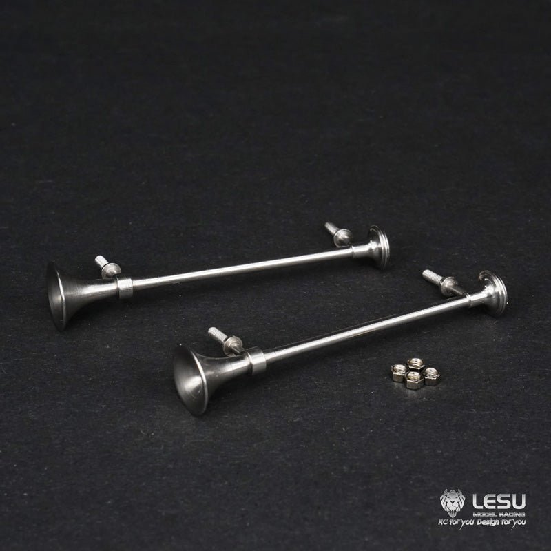 IN STOCK Stainless Steel Whistle Horn 1/14 RC For TAMIYA Tractor Truck Model