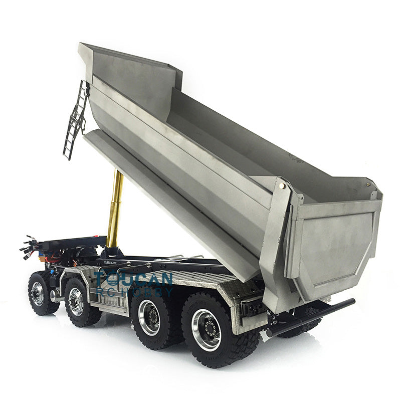 LESU 8*8 Front Hydraulic Dumper Truck Tipper 1/14 RC TAMIYA MAN Model Metal DIY