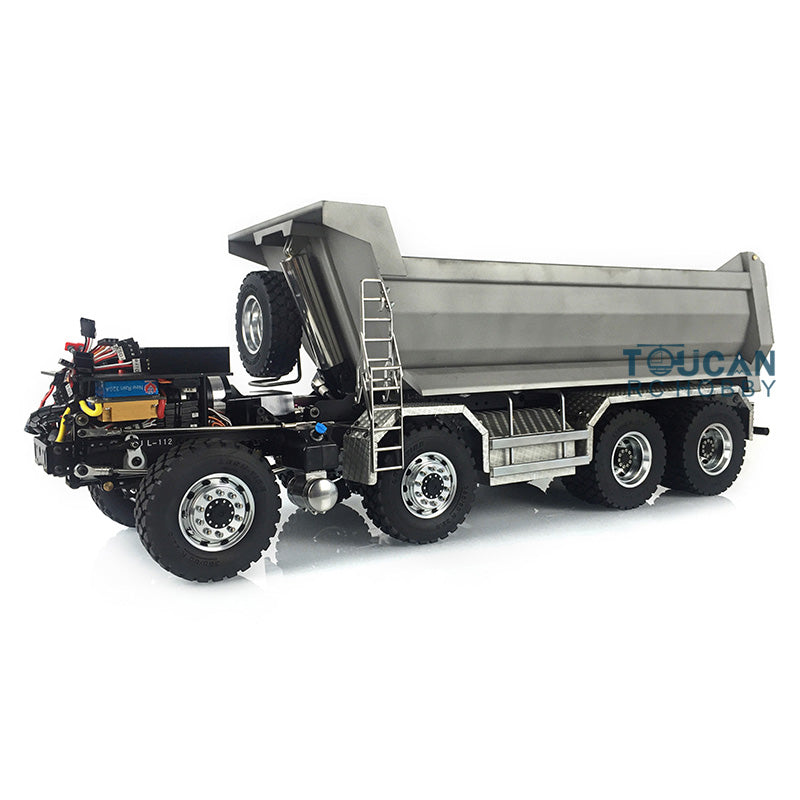 LESU 8*8 Front Hydraulic Dumper Truck Tipper 1/14 RC TAMIYA MAN Model Metal DIY