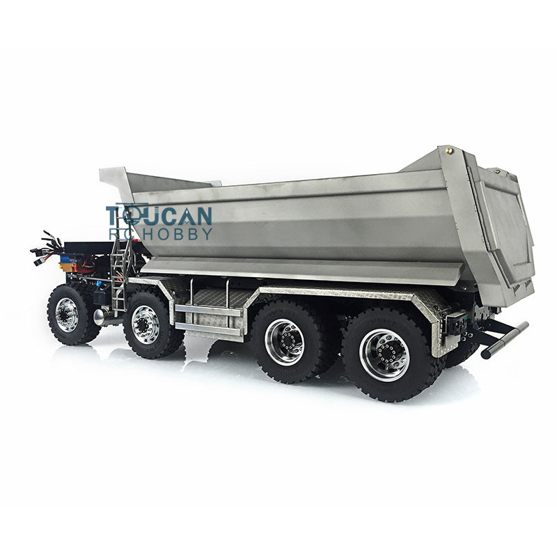 LESU 8*8 Front Hydraulic Dumper Truck Tipper 1/14 RC TAMIYA MAN Model Metal DIY