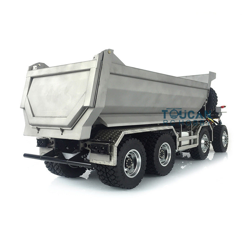 LESU 8*8 Front Hydraulic Dumper Truck Tipper 1/14 RC TAMIYA MAN Model Metal DIY