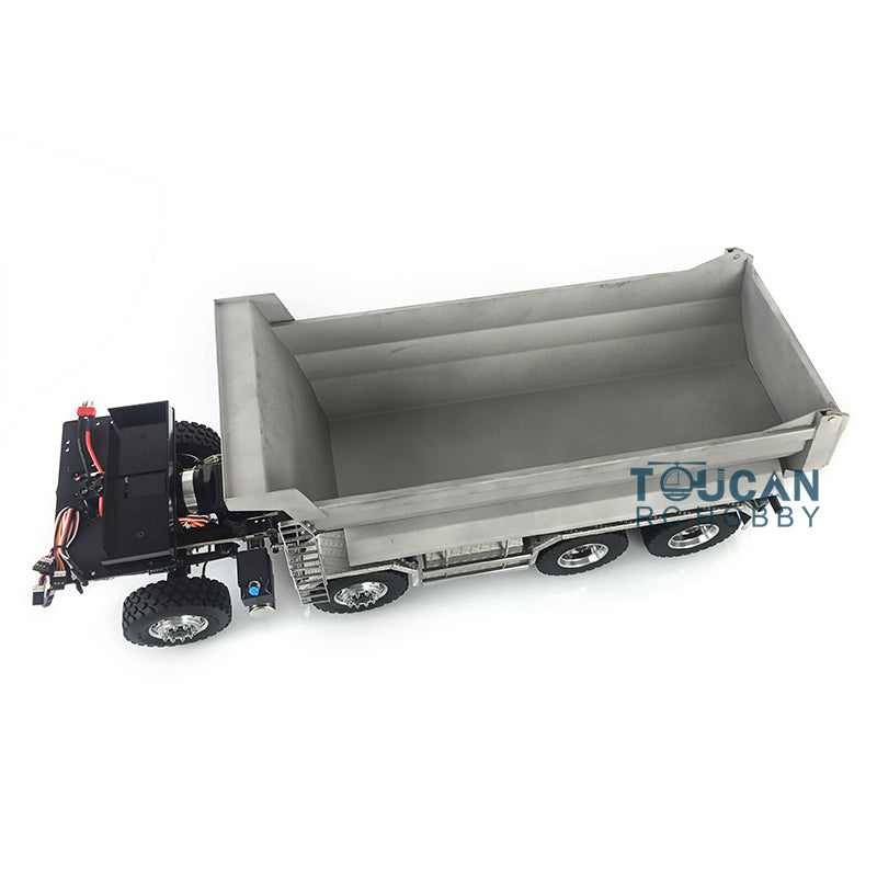 LESU 8*8 Front Hydraulic Dumper Truck Tipper 1/14 RC TAMIYA MAN Model Metal DIY