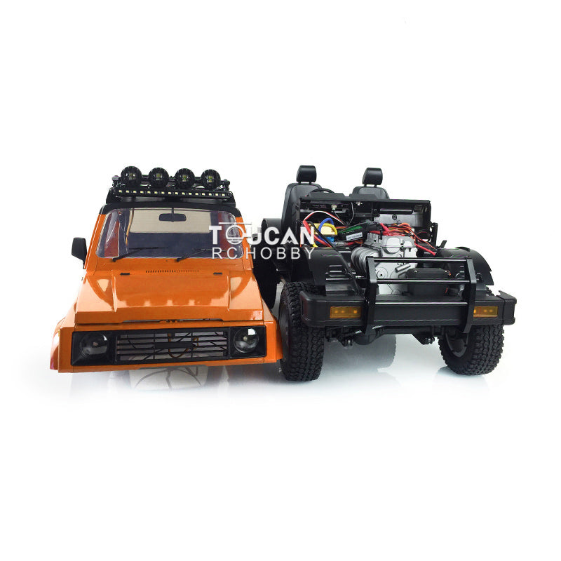 Capo 1/6 Crawler SIXER1 Cabine en plastique peinte RC Car Shell Moteur Servo ESC I6S