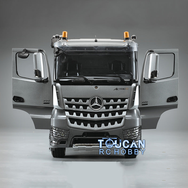 Kits de remorques de camions tracteurs RC peints à 3 essieux 1/14 6*4