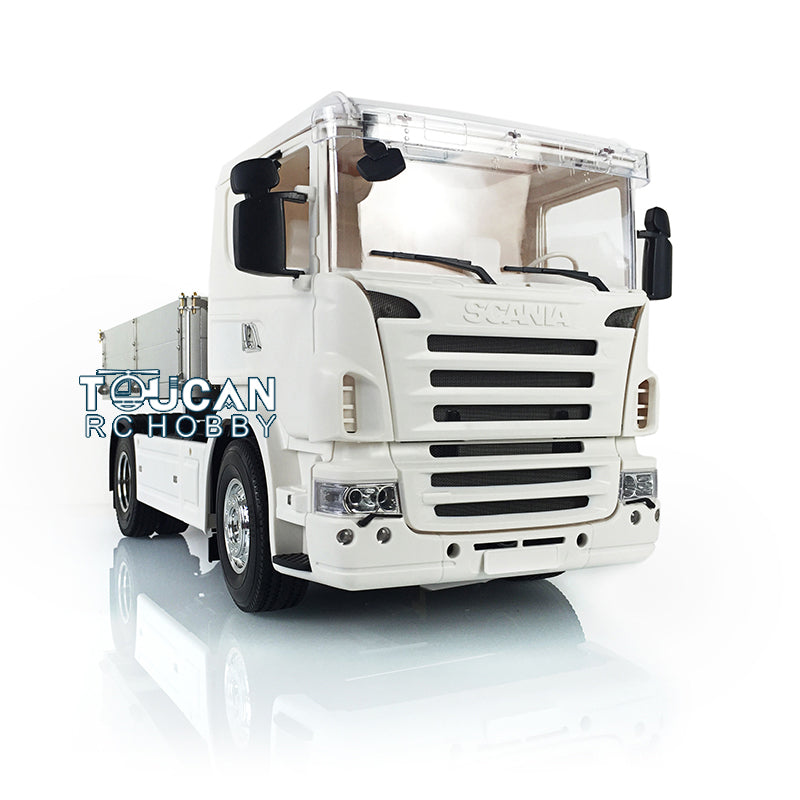 Tracteur de voiture télécommandé à 2 essieux 4 x 2 1/14 pour camion, moteur de trémie à monter soi-même, remorque TAMIYA