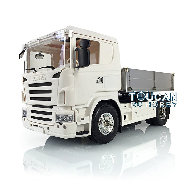 Tracteur de voiture télécommandé à 2 essieux 4 x 2 1/14 pour camion, moteur de trémie à monter soi-même, remorque TAMIYA