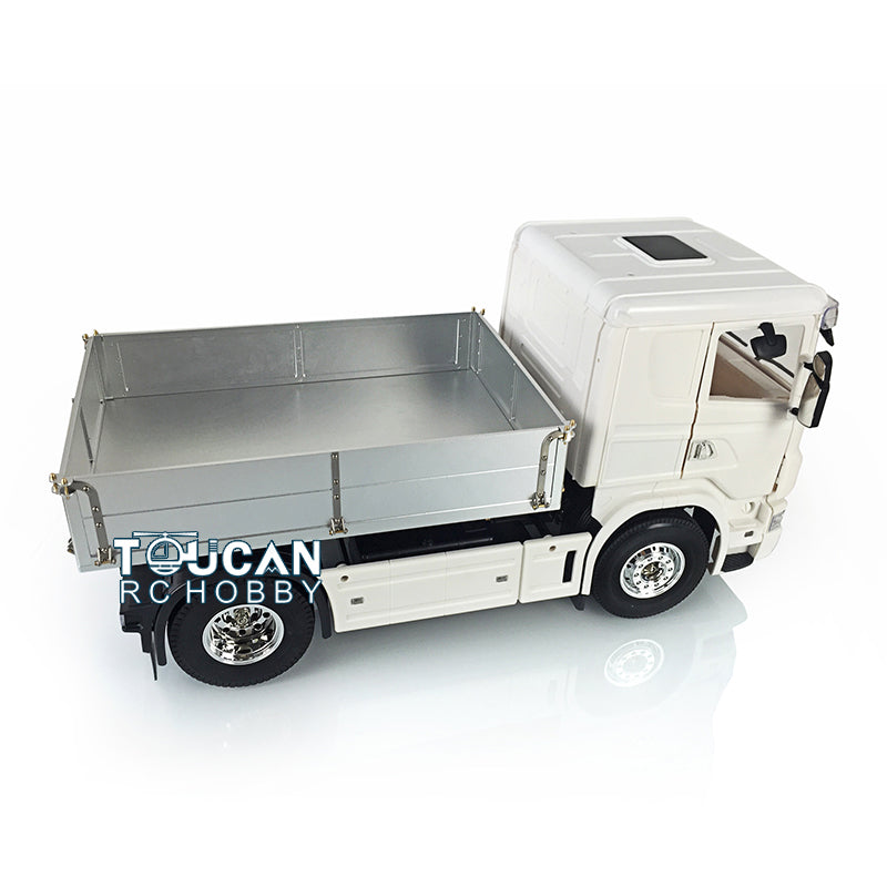 Tracteur de voiture télécommandé à 2 essieux 4 x 2 1/14 pour camion, moteur de trémie à monter soi-même, remorque TAMIYA