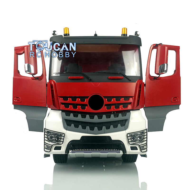 Kits de remorques de camions tracteurs RC peints à 3 essieux 1/14 6*4