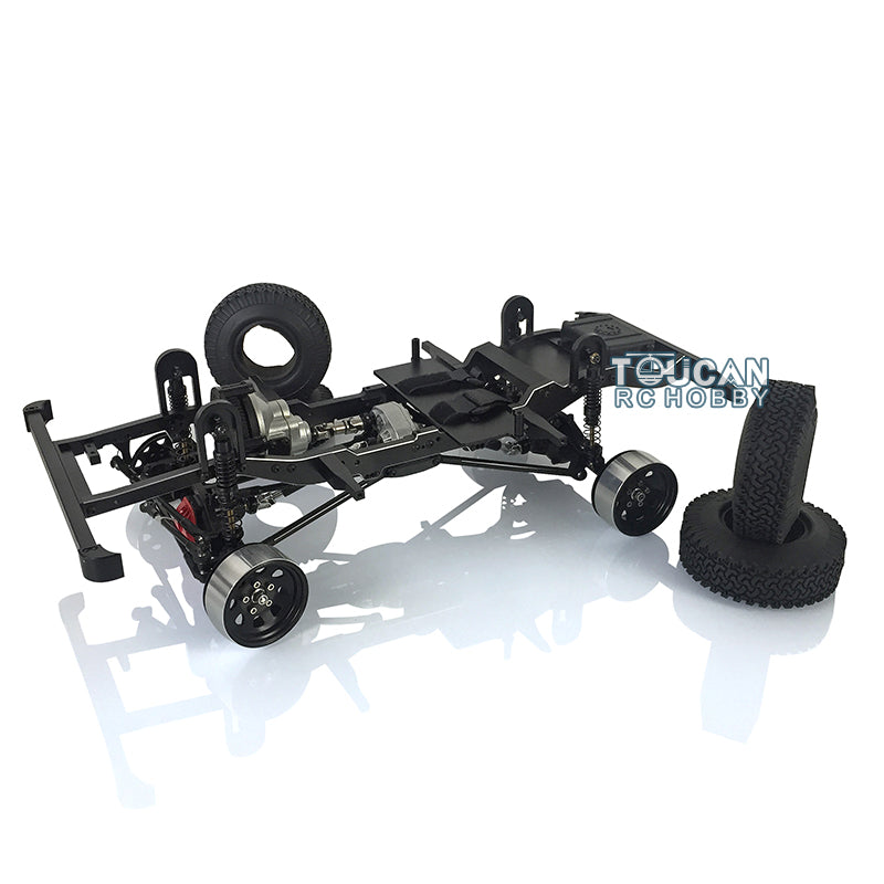 TOUCAN Rock Crawler 1/10 Wheel Tires Metal Chassis for D90 RC Carsr