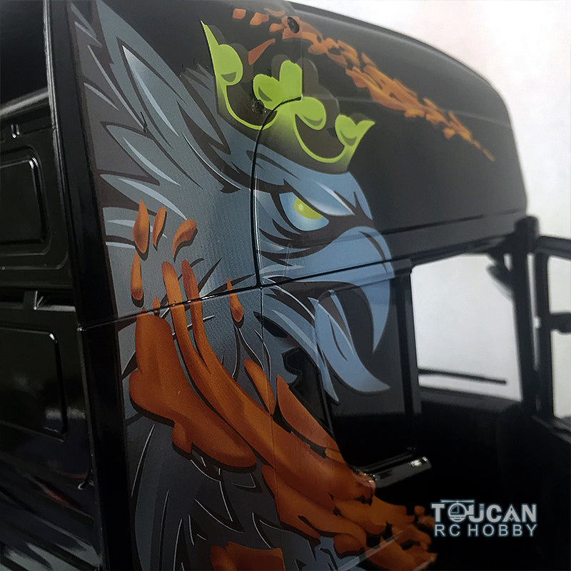 Modèle de camion tracteur TOUCAN RC R730 Highline 1/14 Gripen avec moteur peint