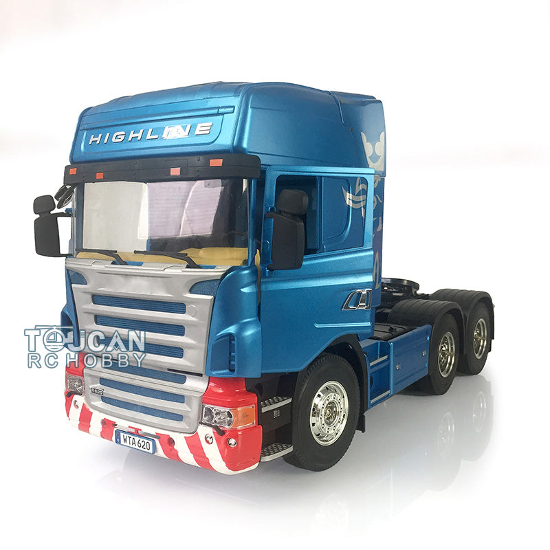 EN STOCK 1/14 RC Highline 6*4 3 essieux tracteur camion KIT moteur