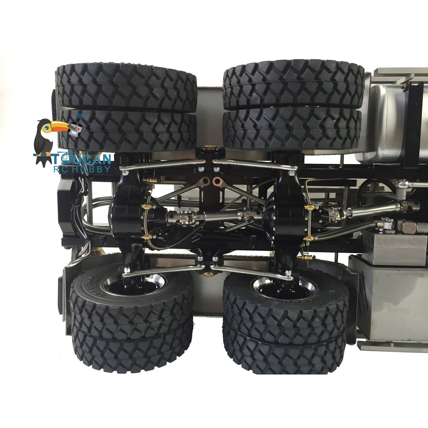 1/14 LESU Hydraulic RC Roll On/Off Dump Truck 8x8 RTR