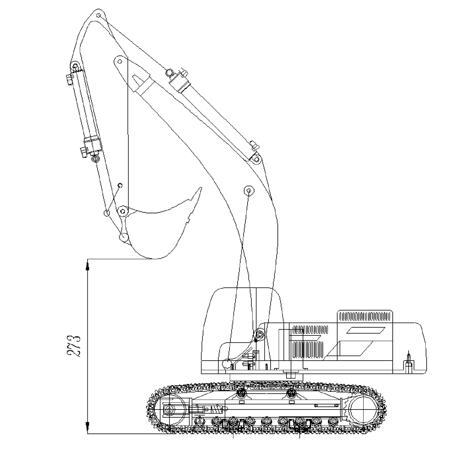 JDModel 1/14 360L EC360 V2 RC Hydraulic Excavator