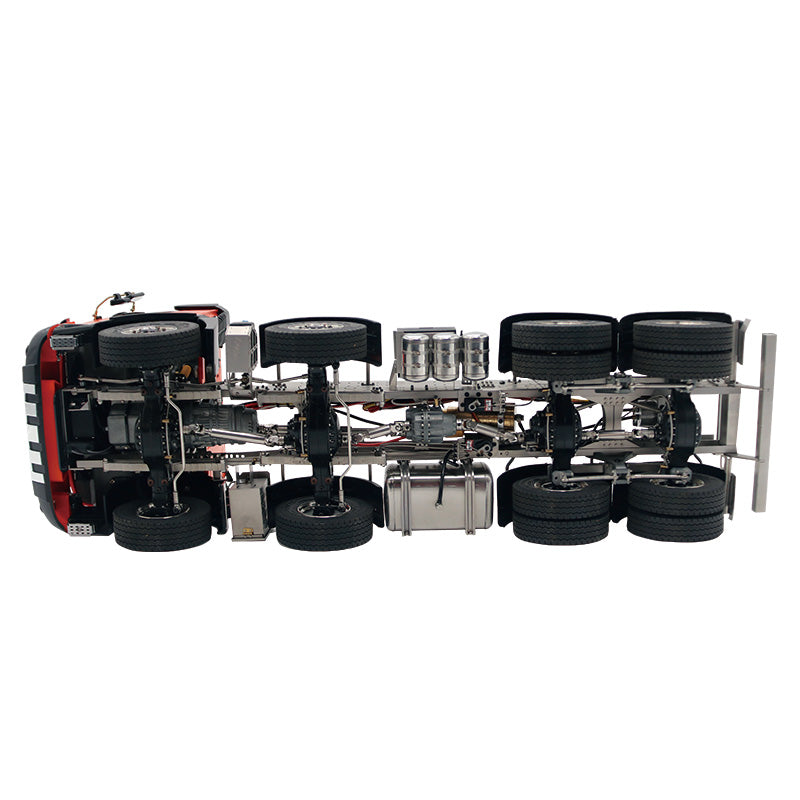 JDModel 161 1/14 8*8 Metal RC Hydraulic Dumper Tipper Vehicle I6S Controller ESC Motor Servo for Construction Model Collectors Outdoor