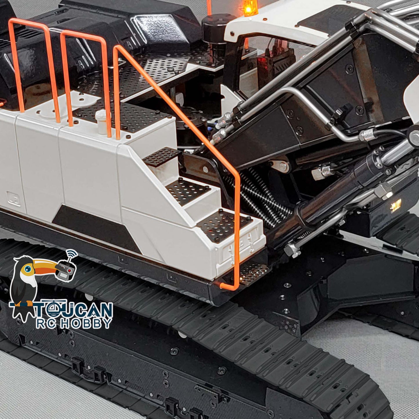 MTM 1/14 RC PNP EC380 3-Arm Metallkettenbagger mit hydraulischem Greifer