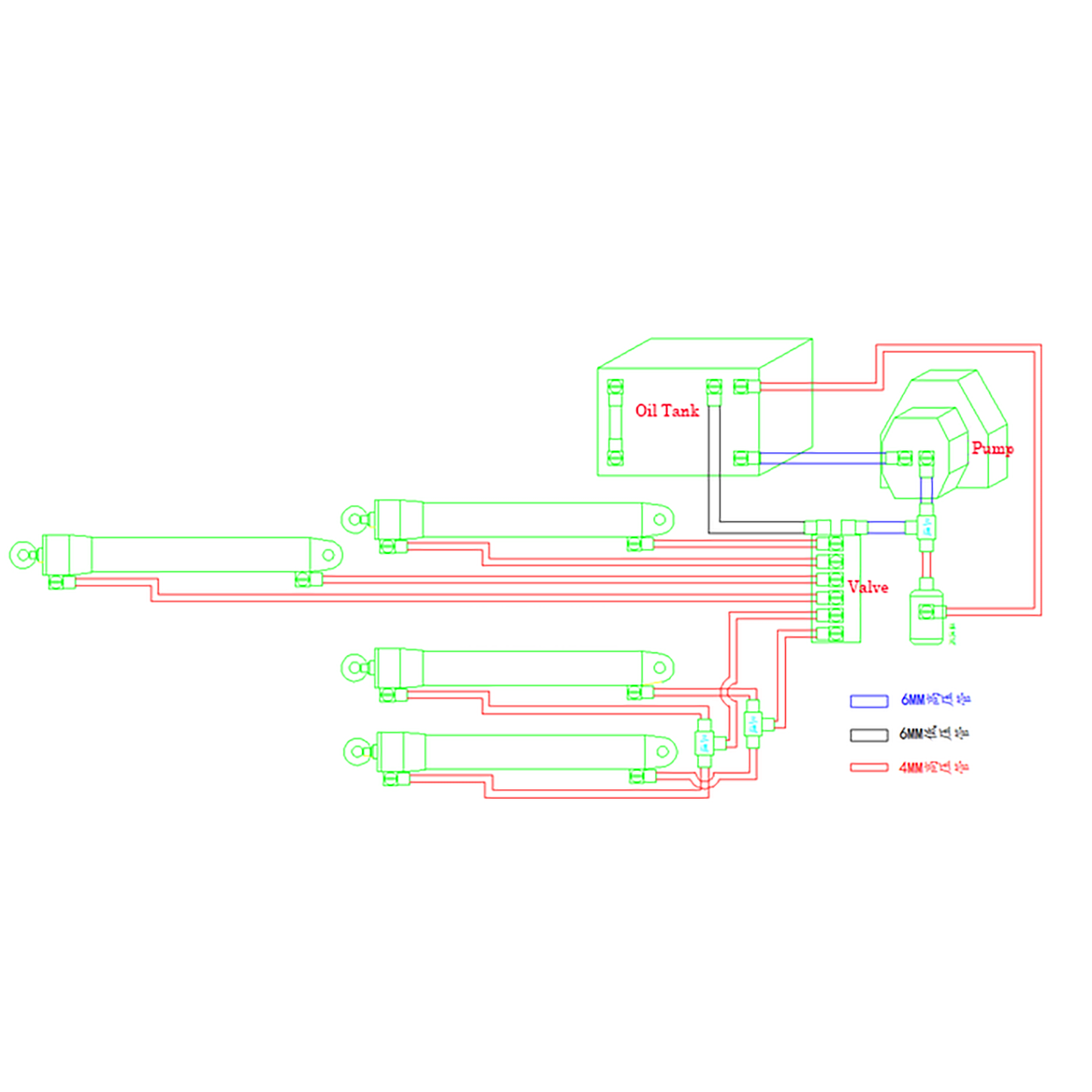 Pressure Regulating Valve for Scale RC Hydraulic Excavator Loader Dozer 0-10MPA