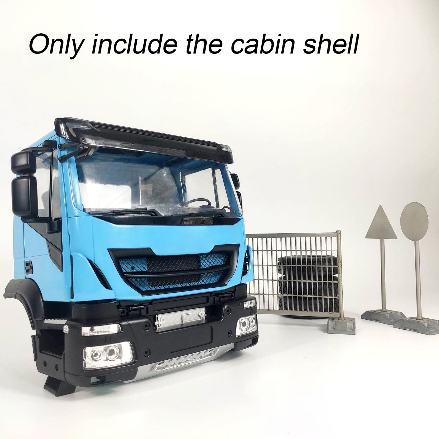 Kunststoff-Auto-Shell mit Innen-Ersatzteil für 1/14 TAMIYA RC Truck IVECOL Dumper