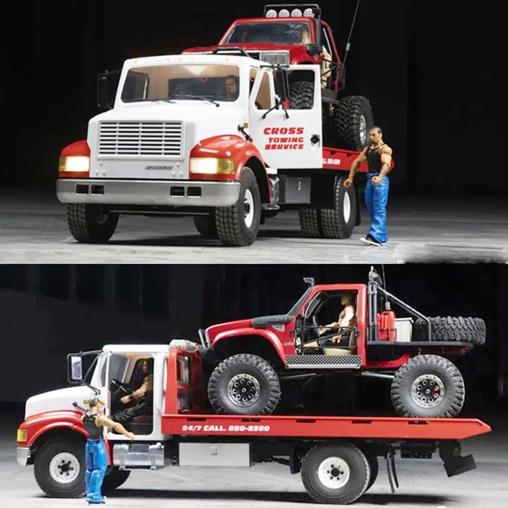 US STOCK CROSSRC WT4 1/10 RC Road Rescue Vehicle Remote Control Wrecker Truck Model KIT