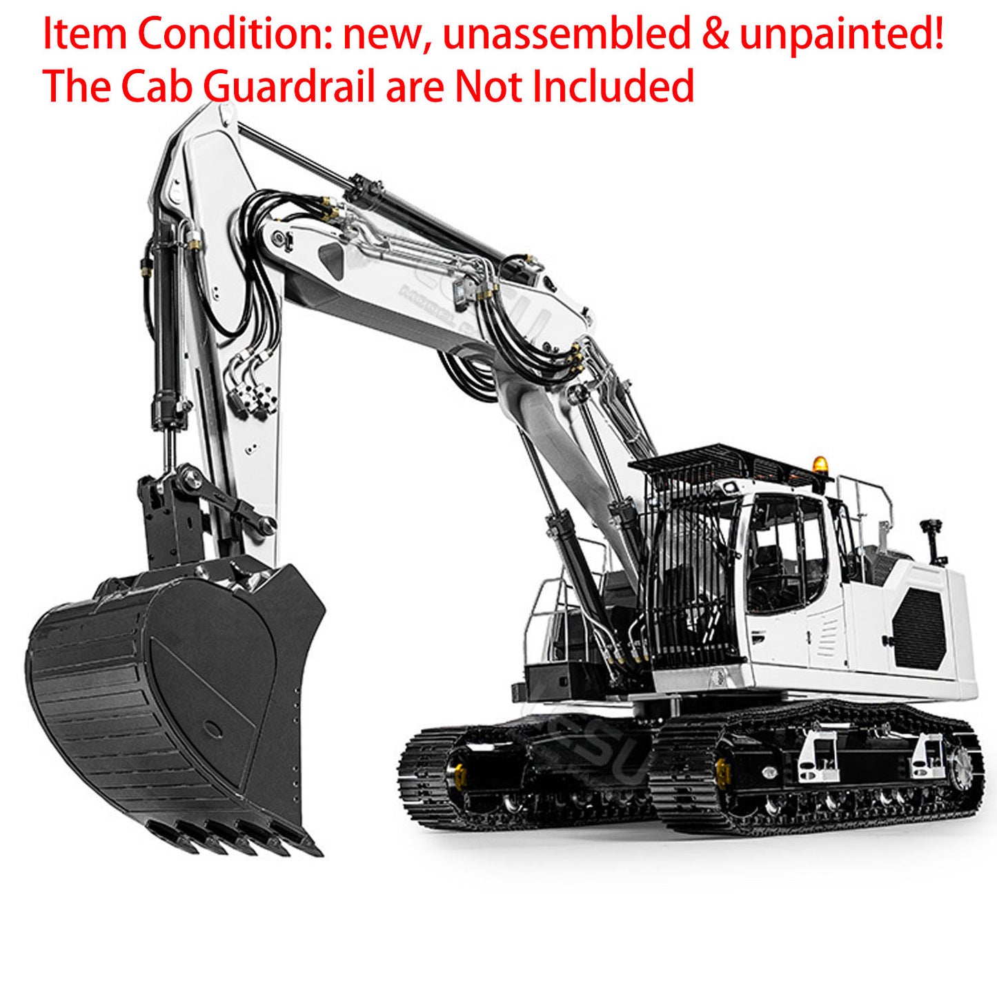 LESU 1/14 3-bras LR945 RC Excavateur hydraulique Kit de pelle