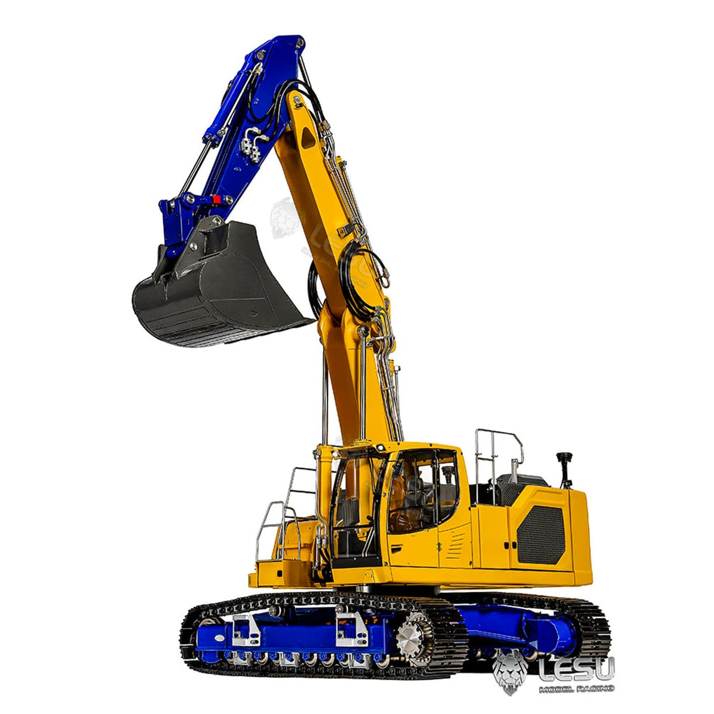 LESU 1/14 3-bras Aoue-LR945 RC Pelle hydraulique PNP Modèle Système d'éclairage