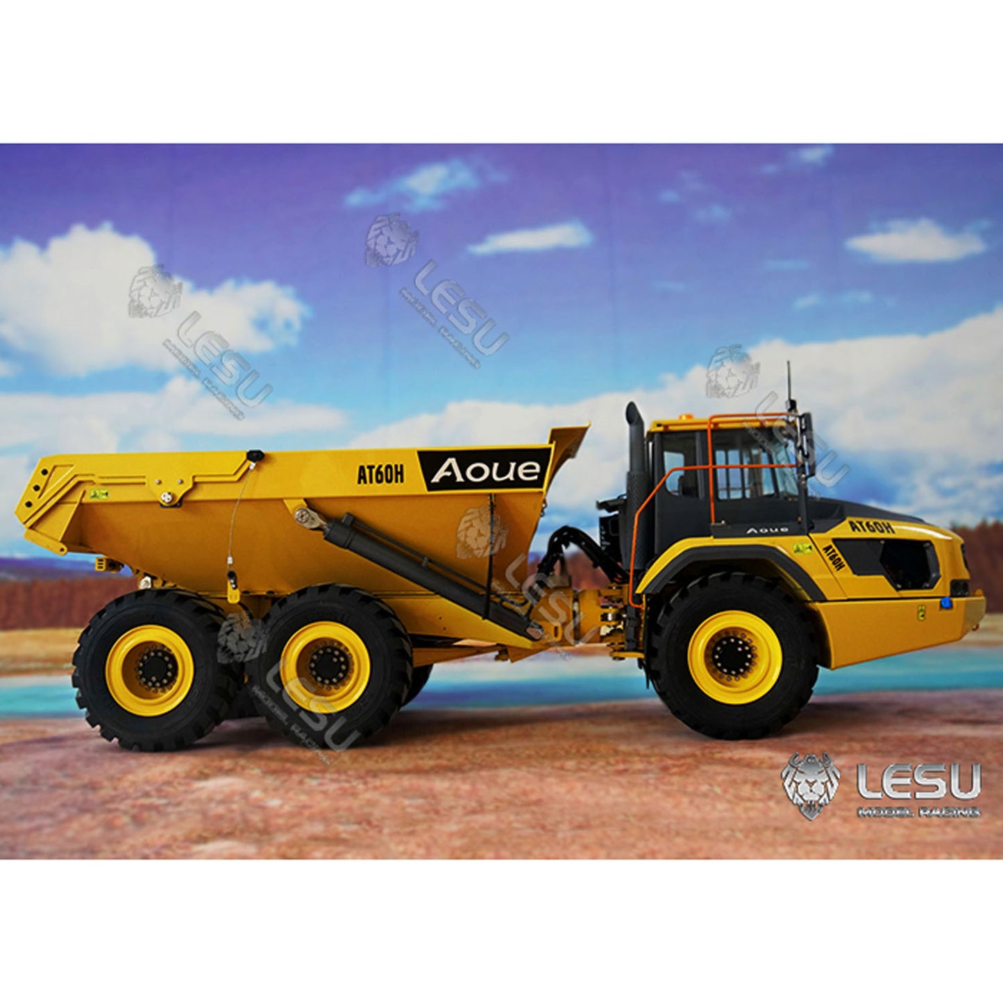 LESU 1/16 RC Hydraulischer Gelenk-LKW Metall AT60H 6x6