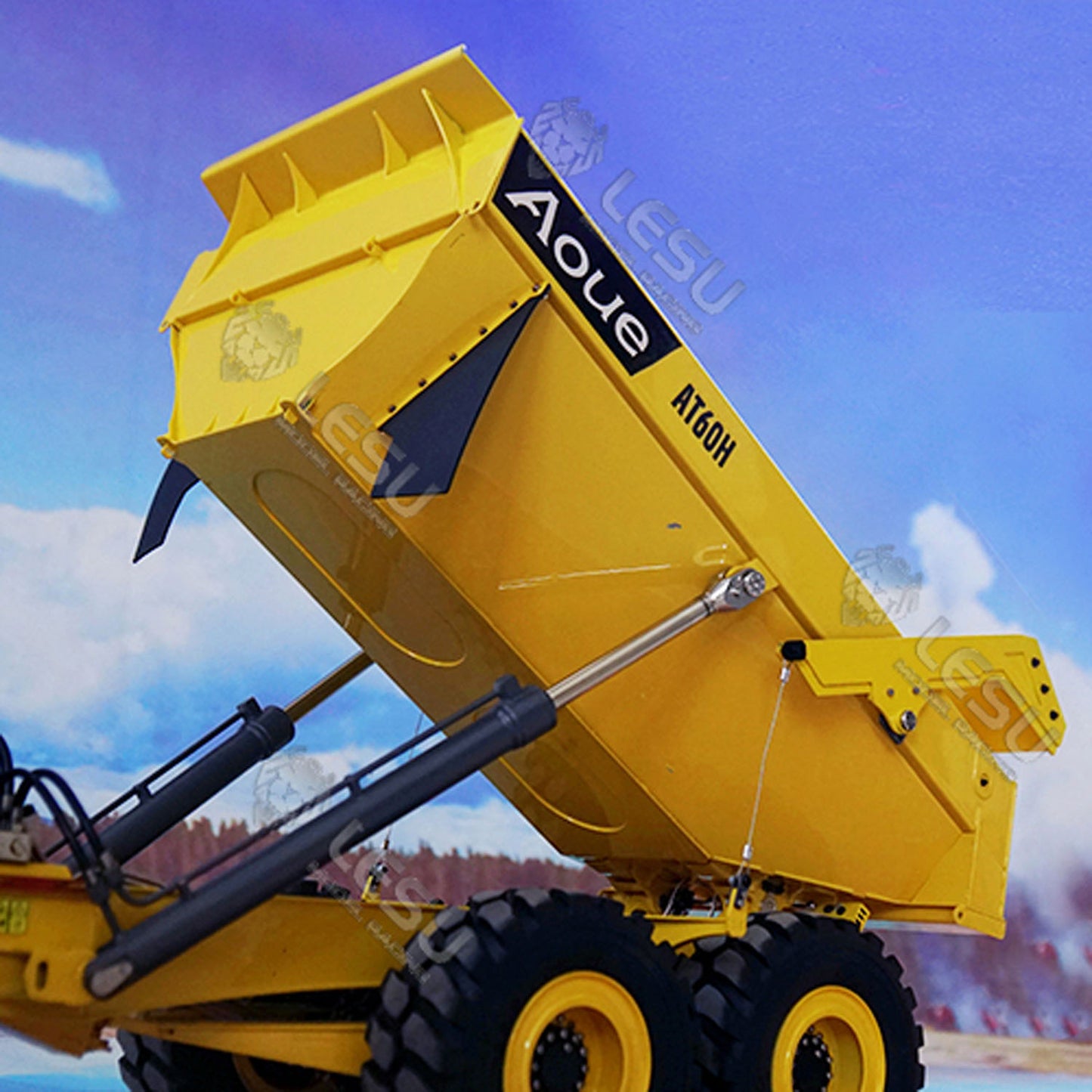 LESU 1/16 RC Hydraulischer Gelenk-LKW Metall AT60H 6x6
