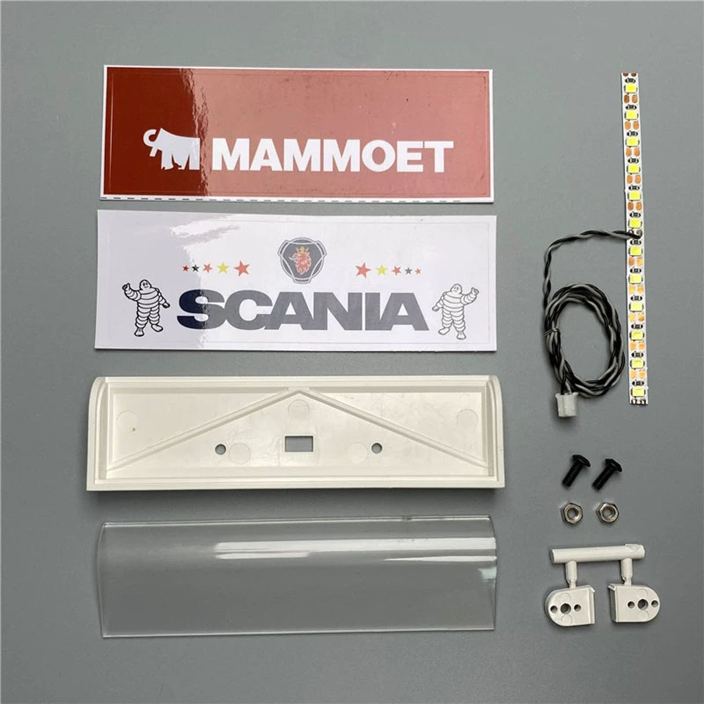 Plastic Light Box 5V for DIY 1/14 Tamiya RC Tractor Truck Radio Control Lorry