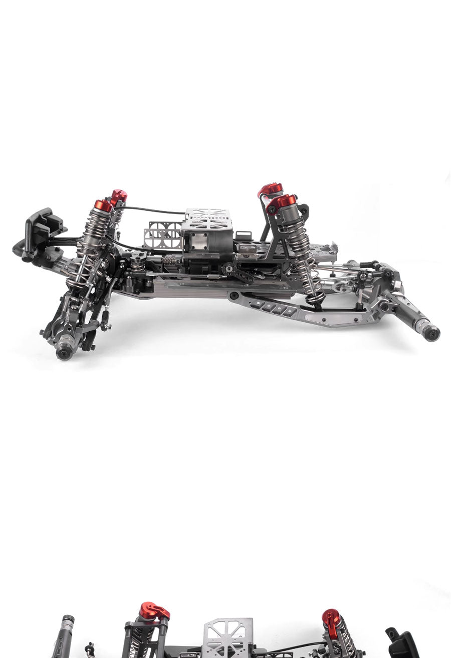 1/5 RC Off Road Car GR1 Pro Kit Metal Chassis PC Shell DIY Radio Controlled Rock Crawler Model 9Inches Wheel No Electronic Parts