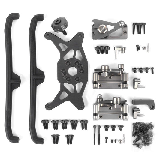 1/5 RC Off Road Car GR1 Pro Kit Metal Chassis PC Shell DIY Radio Controlled Rock Crawler Model 9Inches Wheel No Electronic Parts