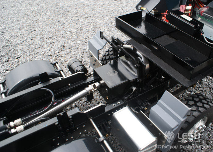 IN STOCK LESU MAN 8*8 Hydraulic RC Dumper Truck Bucket Model Motor ESC Servo 1/14 TAMIYA