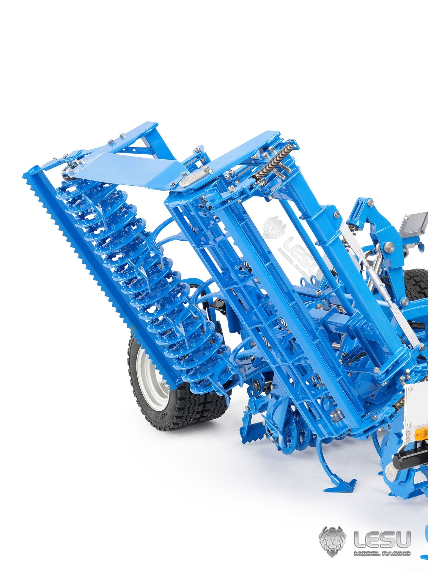 LESU Metal K500 Seedbed Pre-sowing Soil Preparation Machine Planter Plough for 1/14 RC Hydraulic Tractor Car AOUE 1050 Model