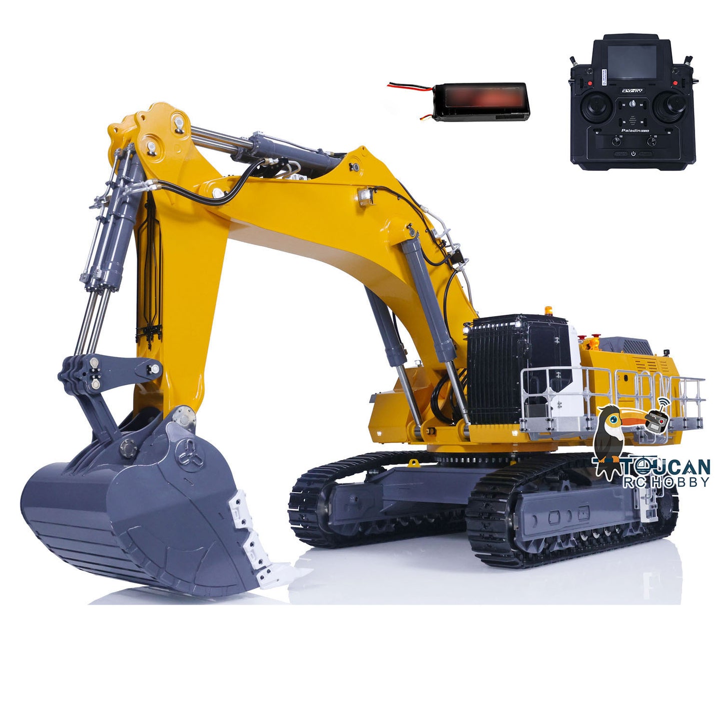 1:14 LESU RC Hydraulic Excavator AOUE 9150 Metal RTR Remote Control Digger Model